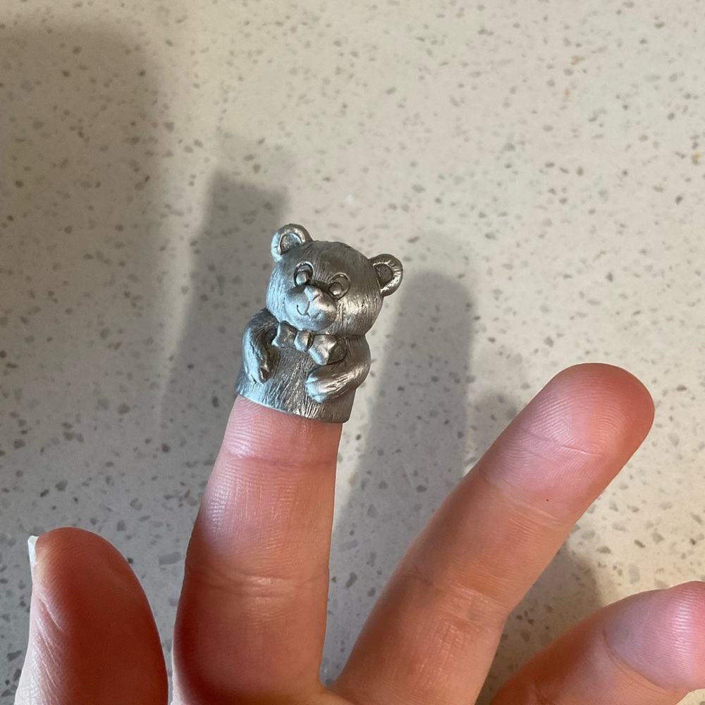 Spoontiques Vintage Thimble Adorable Bear
